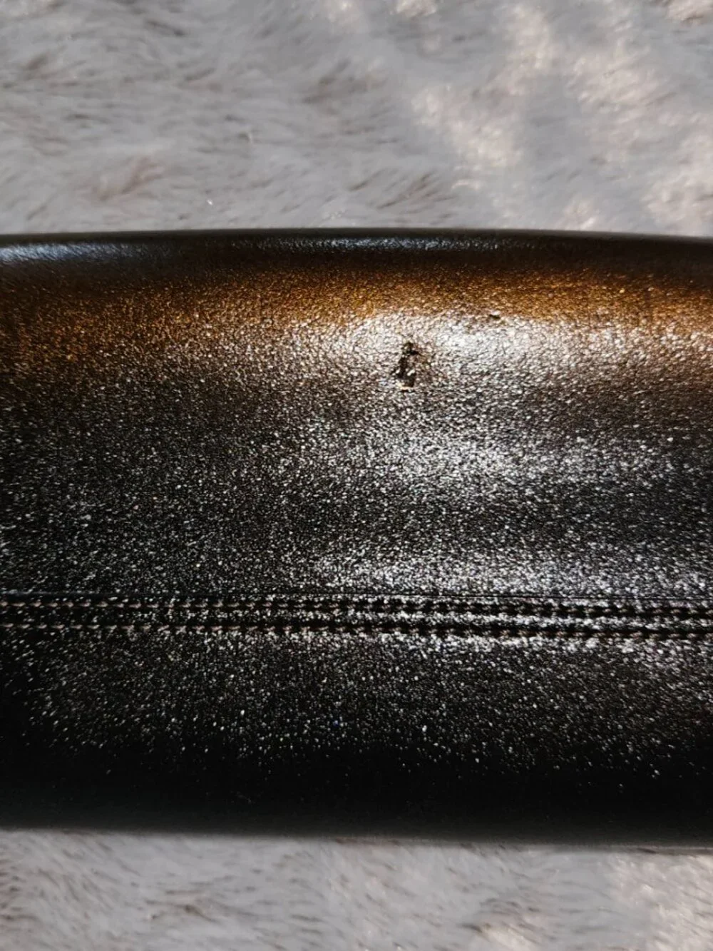 NWT Ann Taylor Bronze Patent Ombre Clutch   {#826-1}